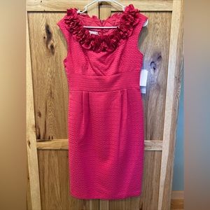 London Times Dress Womens Size 6 Pink